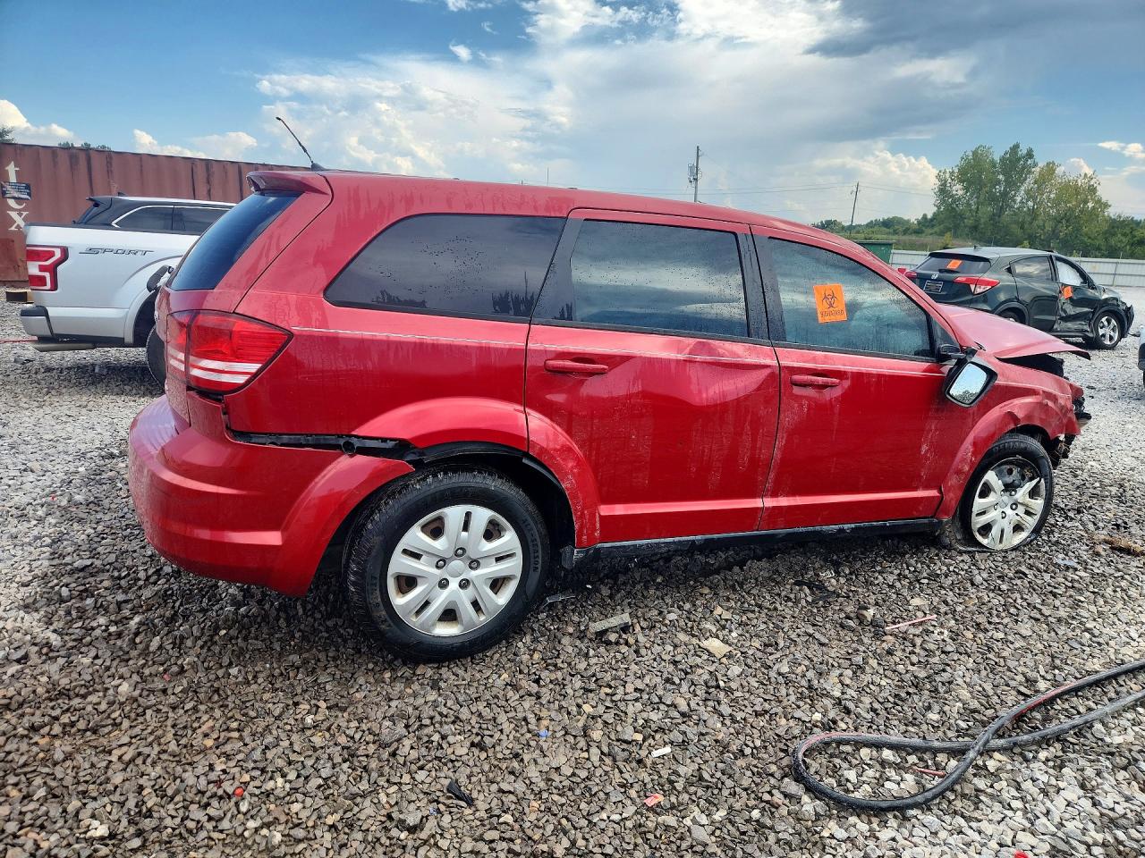 2015 Dodge Journey Se Red vin: 3C4PDCAB7FT719293