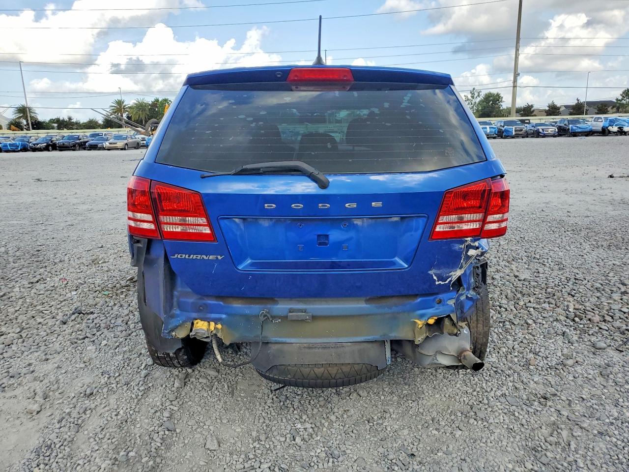 2015 Dodge Journey Se Синий vin: 3C4PDCAB7FT734876