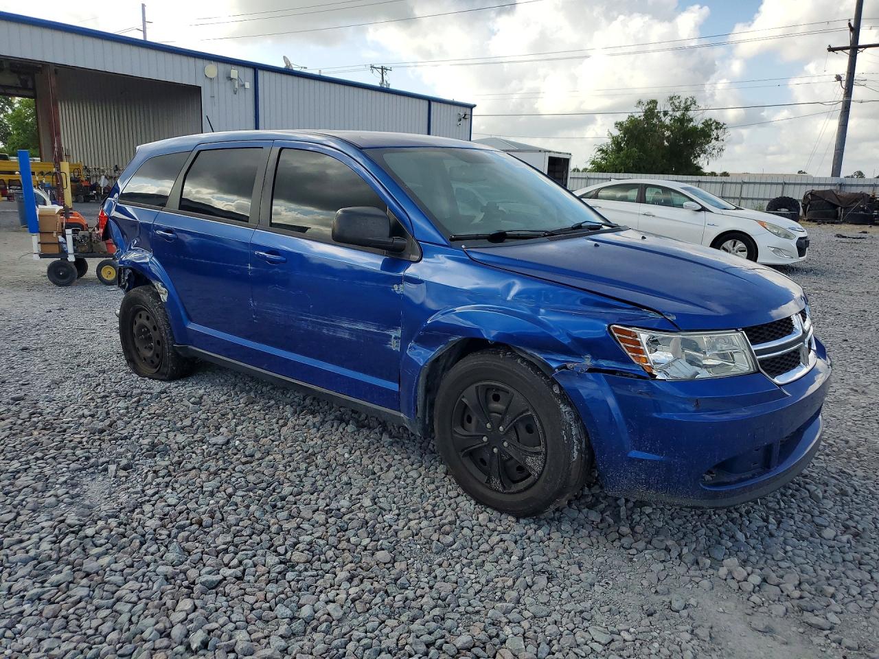 2015 Dodge Journey Se Синий vin: 3C4PDCAB7FT734876