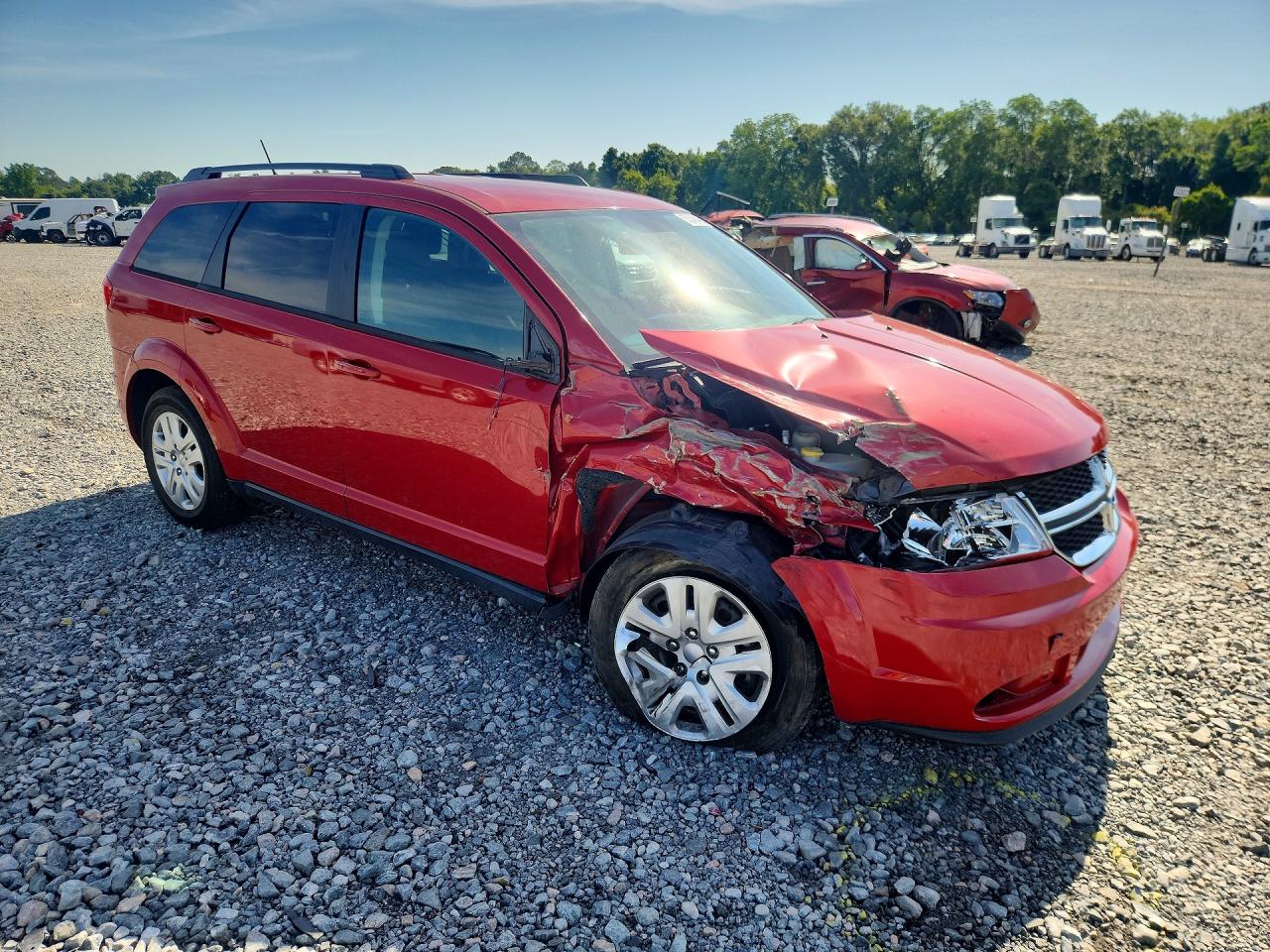 2017 Dodge Journey Se Red vin: 3C4PDCAB7HT622596