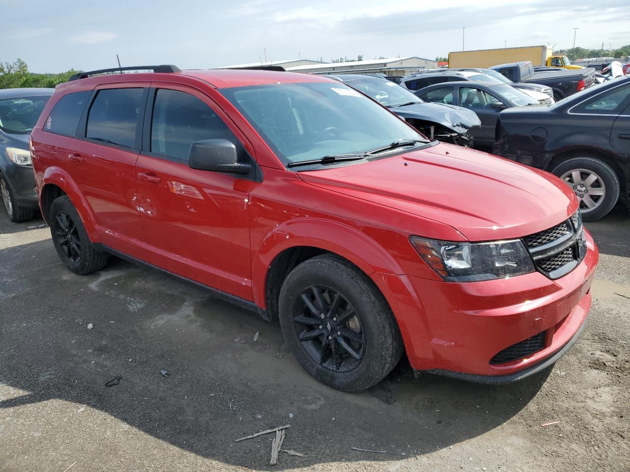 2020 Dodge Journey Se Red vin: 3C4PDCAB7LT276753