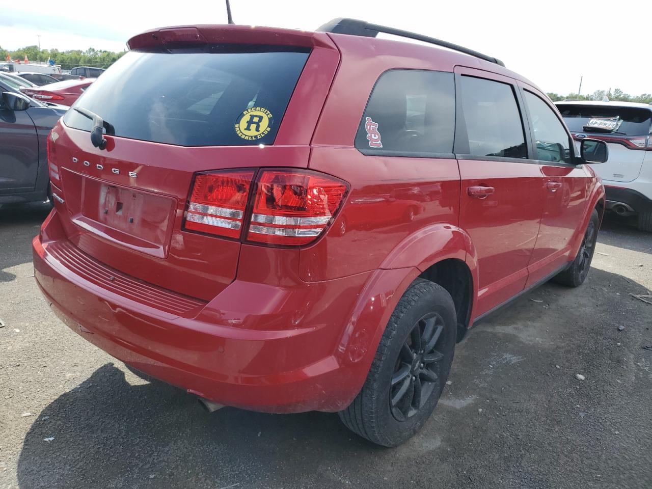 2020 Dodge Journey Se Red vin: 3C4PDCAB7LT276753