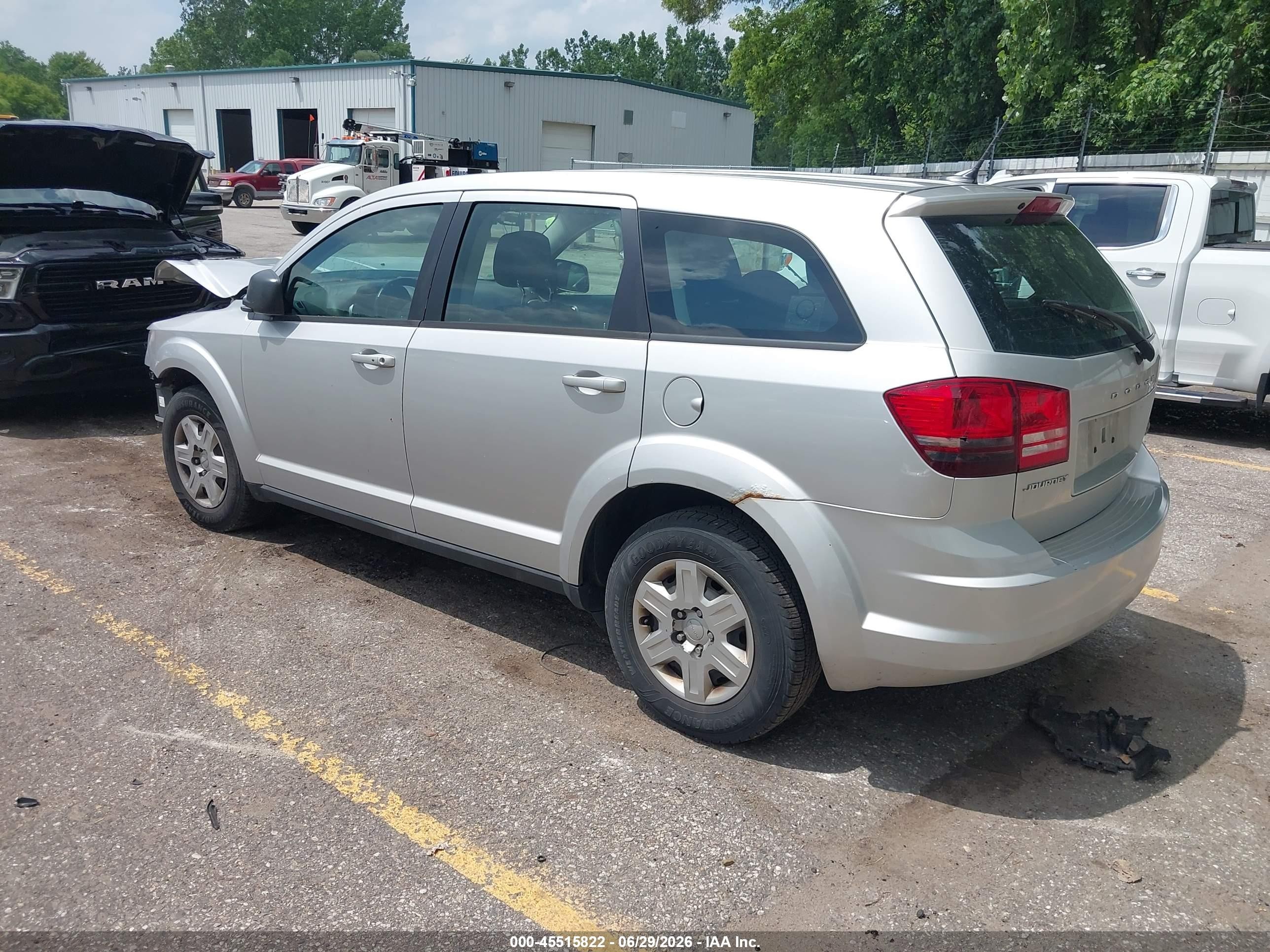 2012 Dodge Journey Se/avp Silver vin: 3C4PDCAB8CT207263