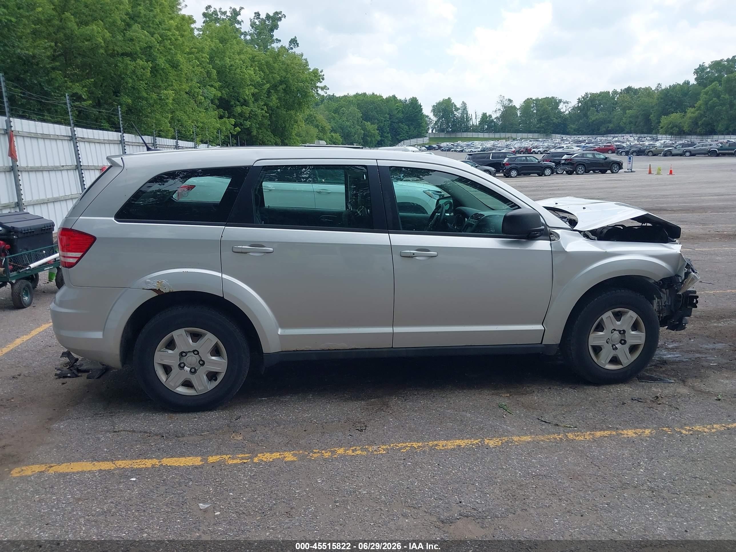 2012 Dodge Journey Se/avp Silver vin: 3C4PDCAB8CT207263