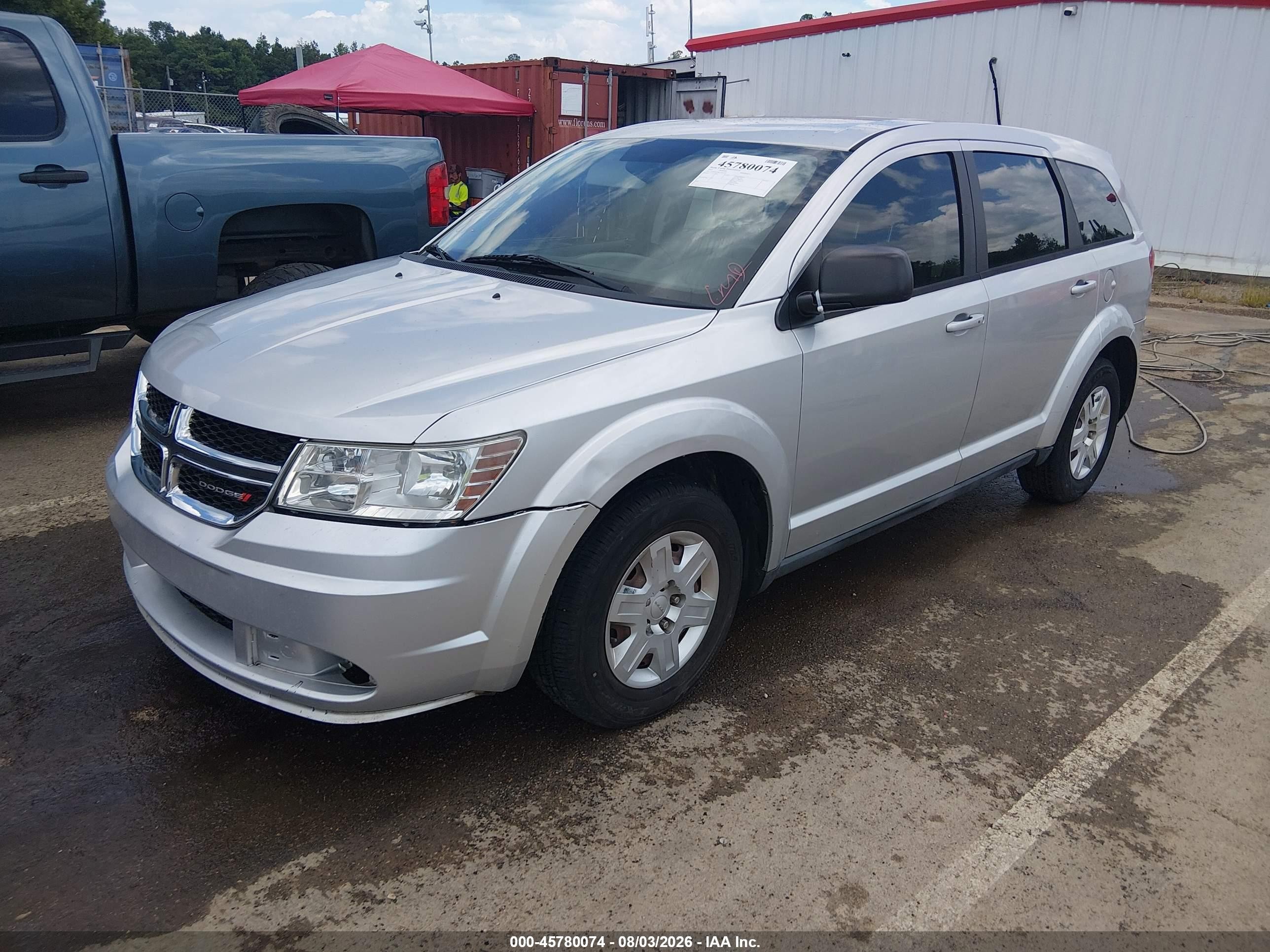 2012 Dodge Journey Se/avp Silver vin: 3C4PDCAB8CT262389