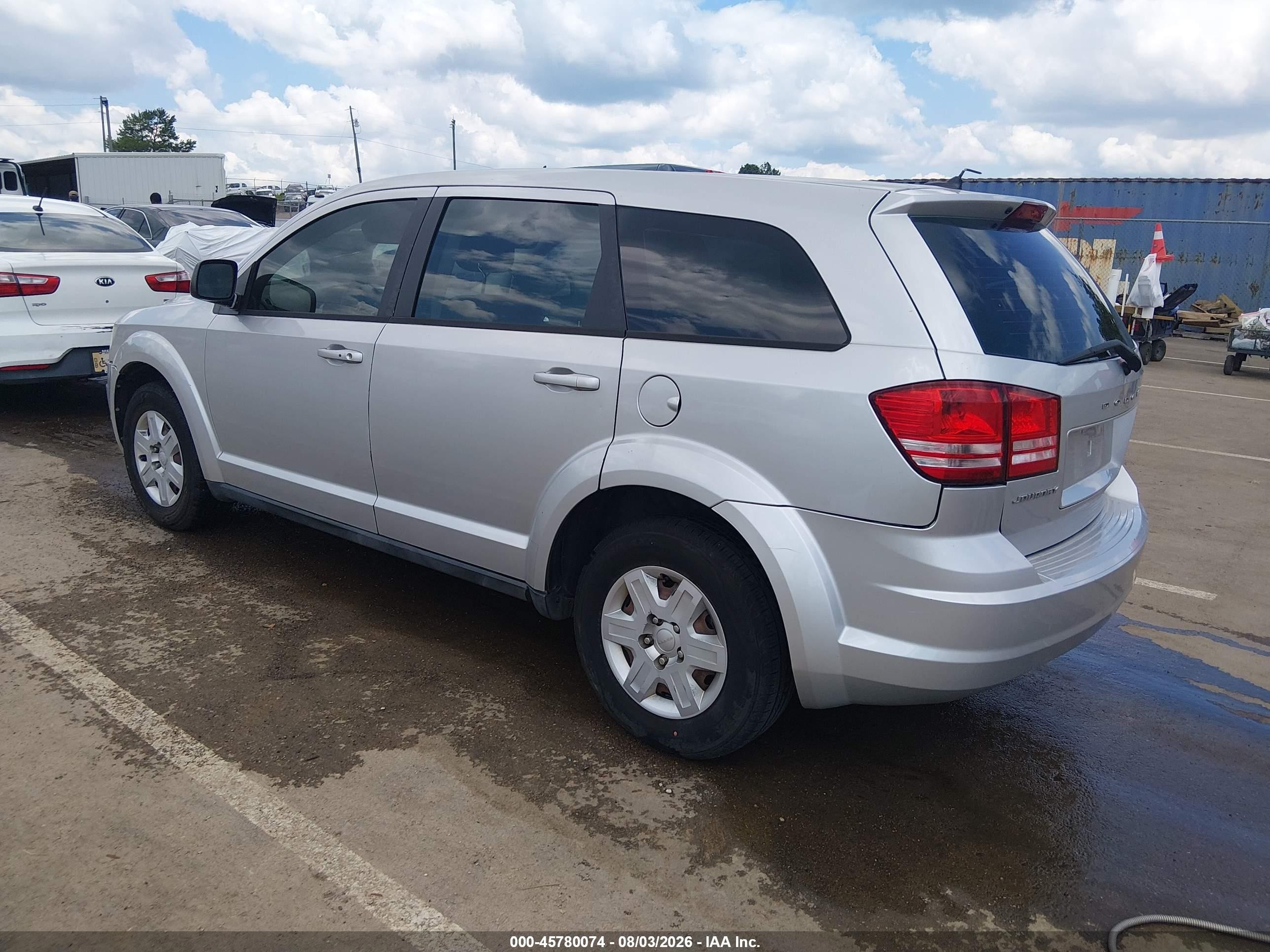 2012 Dodge Journey Se/avp Silver vin: 3C4PDCAB8CT262389