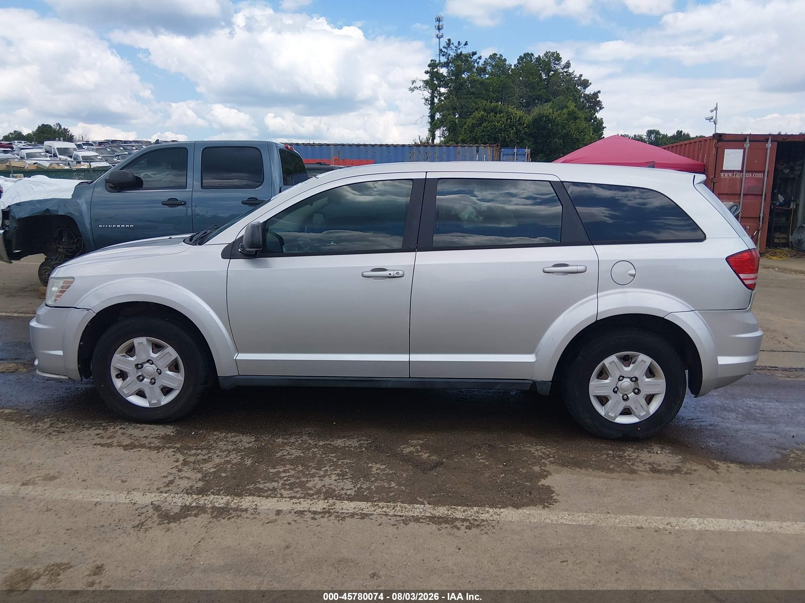 2012 Dodge Journey Se/avp Silver vin: 3C4PDCAB8CT262389