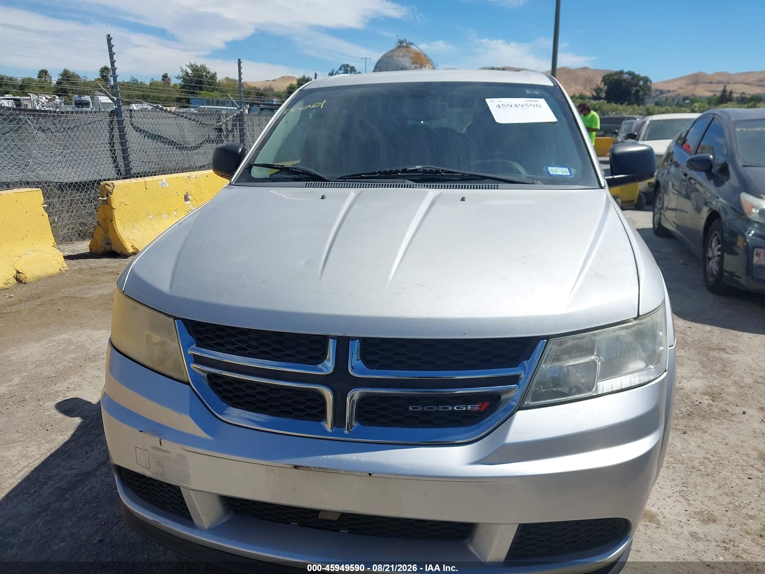 2013 Dodge Journey American Value Pkg Серый vin: 3C4PDCAB8DT502414
