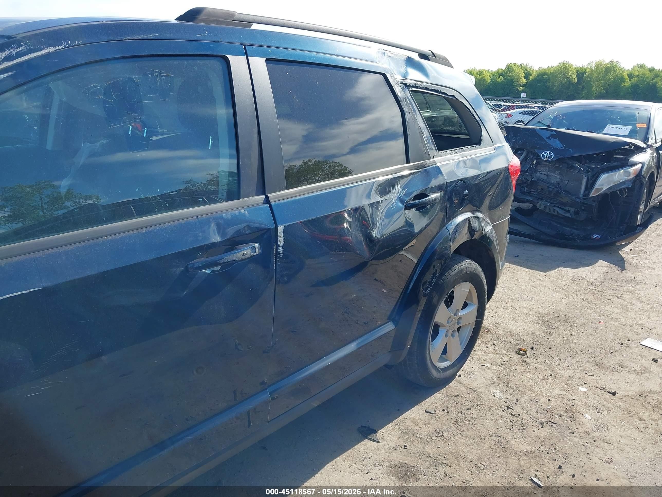 2013 Dodge Journey Se Blue vin: 3C4PDCAB8DT634475