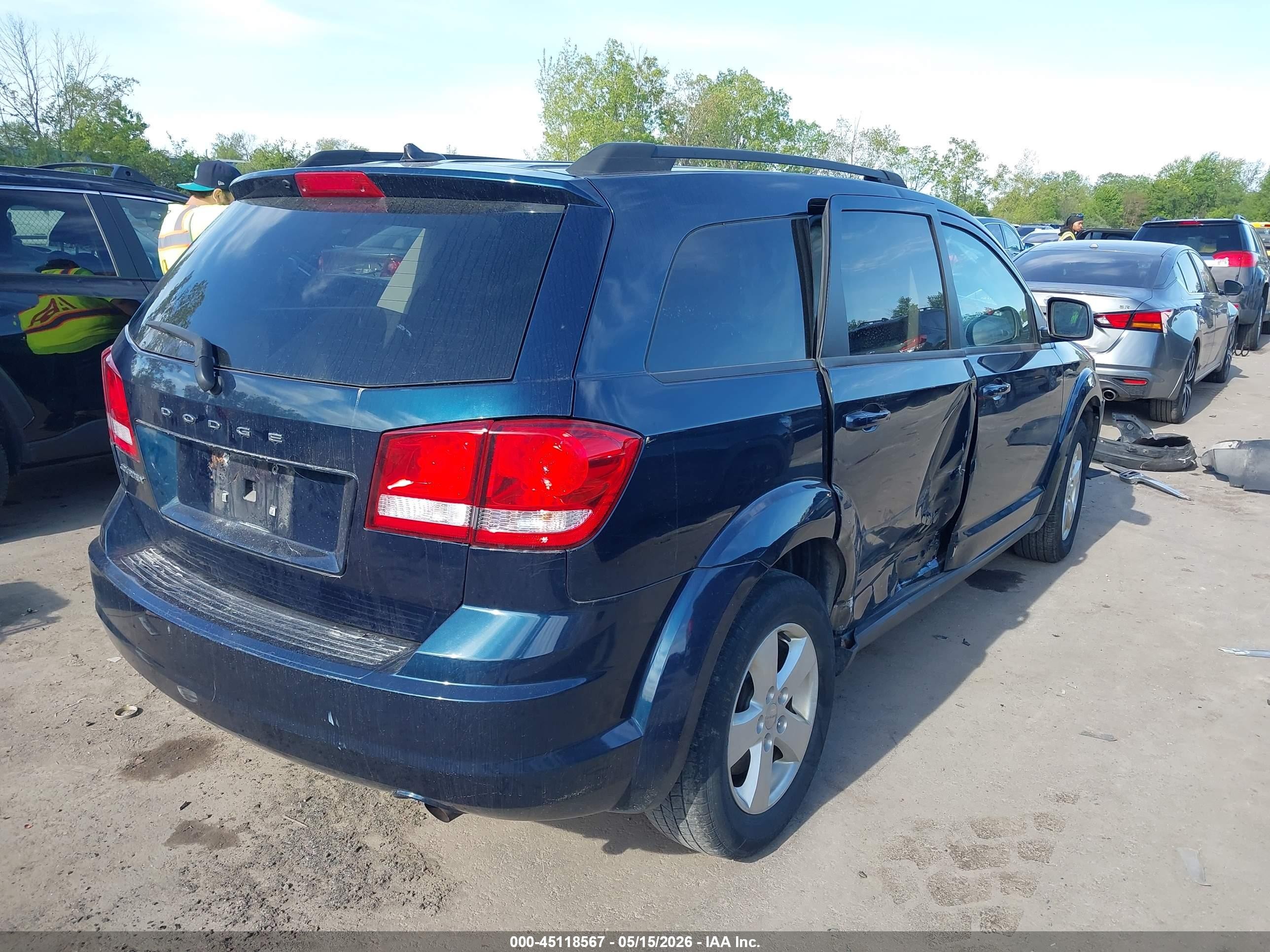 2013 Dodge Journey Se Blue vin: 3C4PDCAB8DT634475