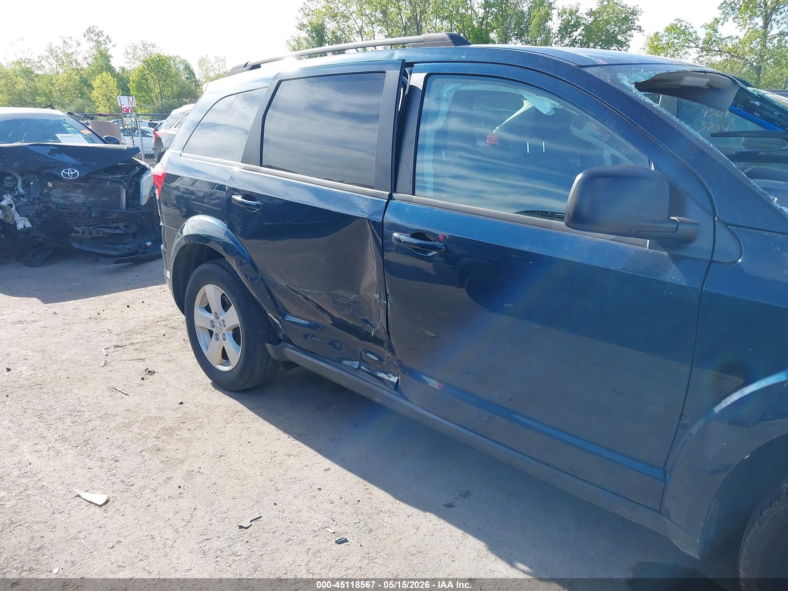 2013 Dodge Journey Se Blue vin: 3C4PDCAB8DT634475