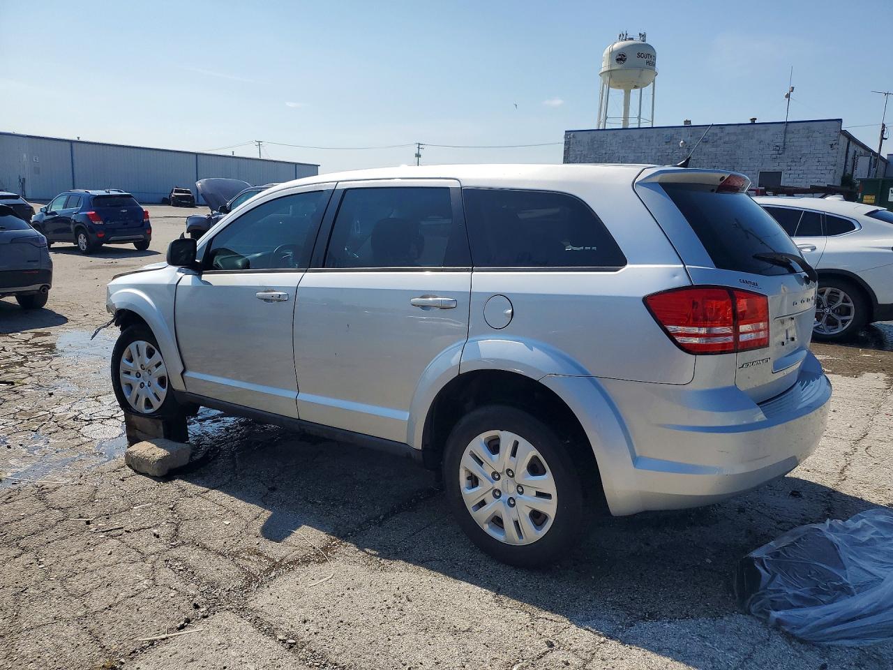 2014 Dodge Journey Se Silver vin: 3C4PDCAB8ET150954