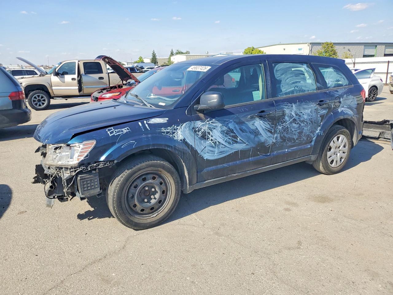 2014 Dodge Journey Se Синий vin: 3C4PDCAB8ET198924