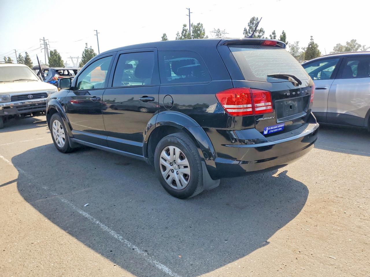 2014 Dodge Journey Se Black vin: 3C4PDCAB8ET280751