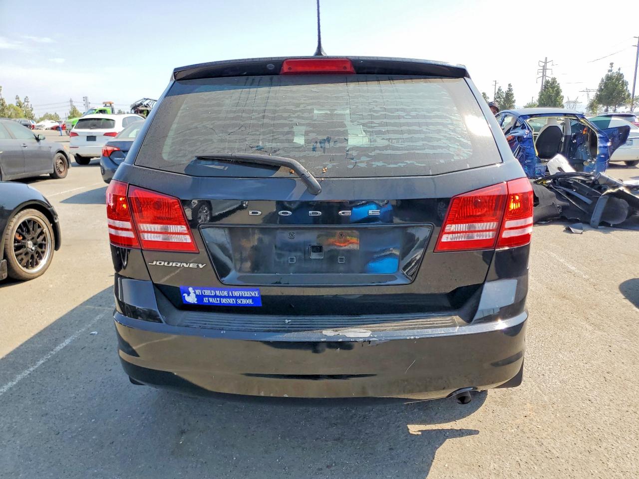 2014 Dodge Journey Se Black vin: 3C4PDCAB8ET280751