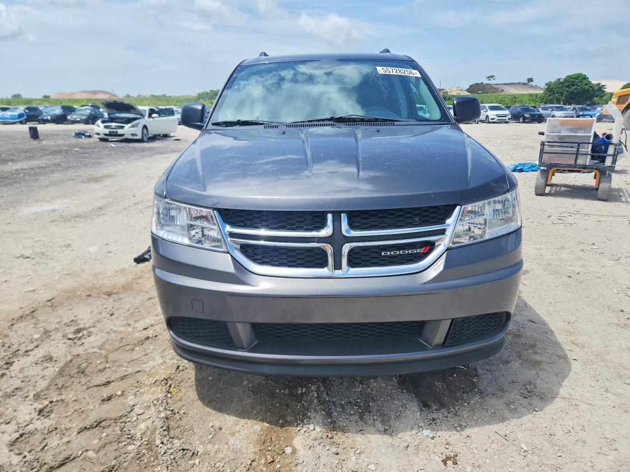 2014 Dodge Journey Se Gray vin: 3C4PDCAB8ET303977
