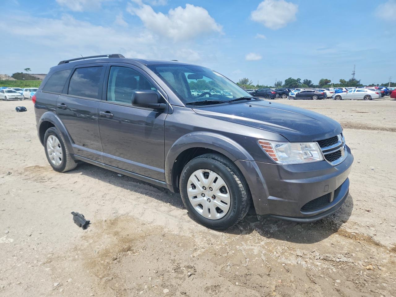 2014 Dodge Journey Se Gray vin: 3C4PDCAB8ET303977