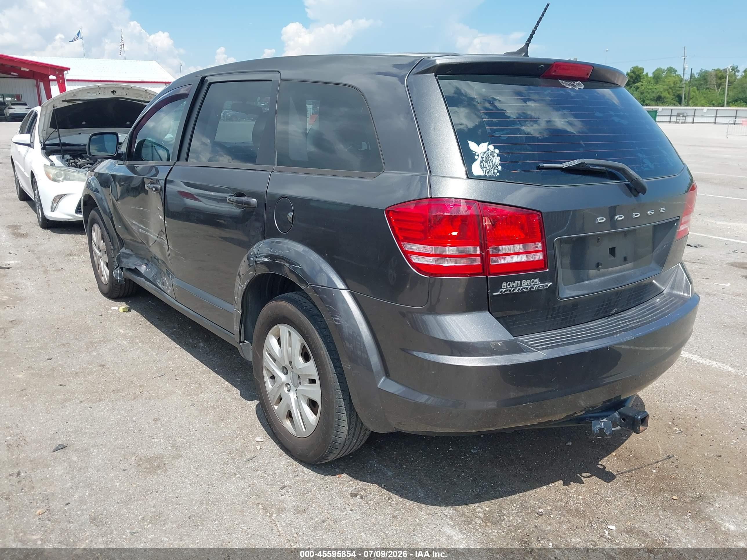 2015 Dodge Journey American Value Pkg Gray vin: 3C4PDCAB8FT559747