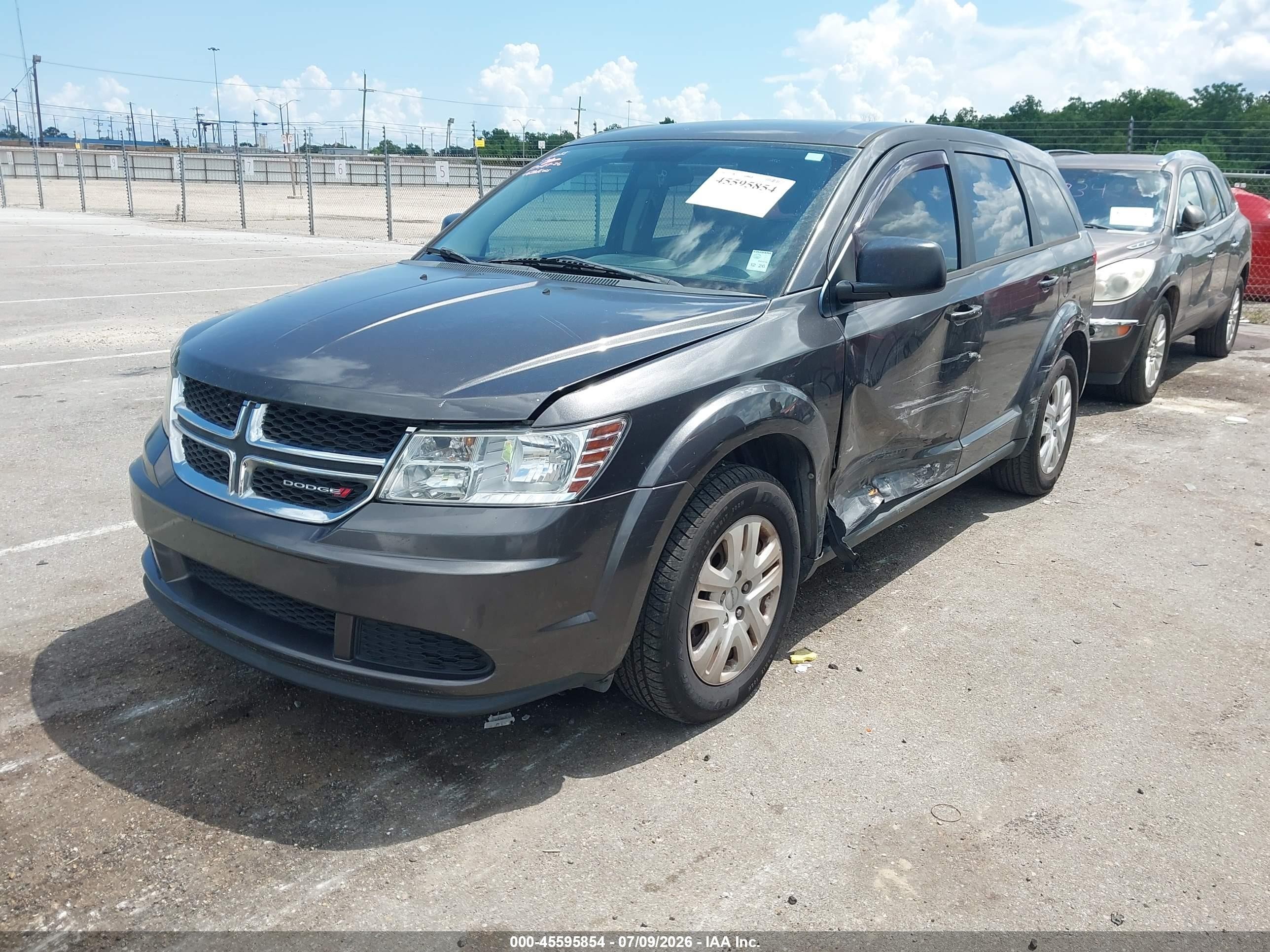 2015 Dodge Journey American Value Pkg Gray vin: 3C4PDCAB8FT559747