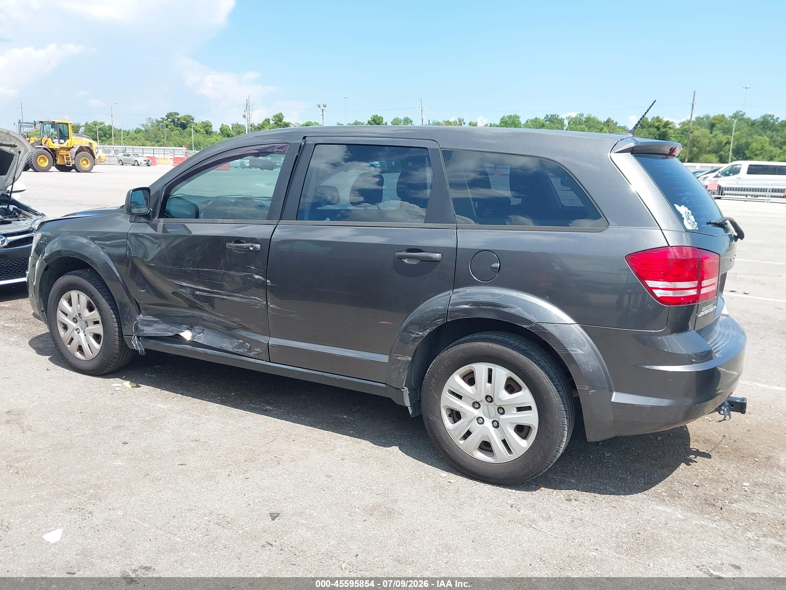 2015 Dodge Journey American Value Pkg Gray vin: 3C4PDCAB8FT559747