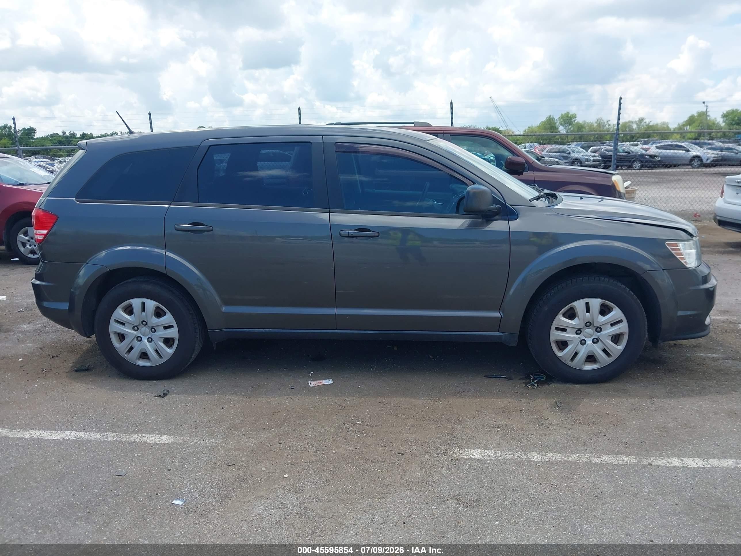 2015 Dodge Journey American Value Pkg Gray vin: 3C4PDCAB8FT559747