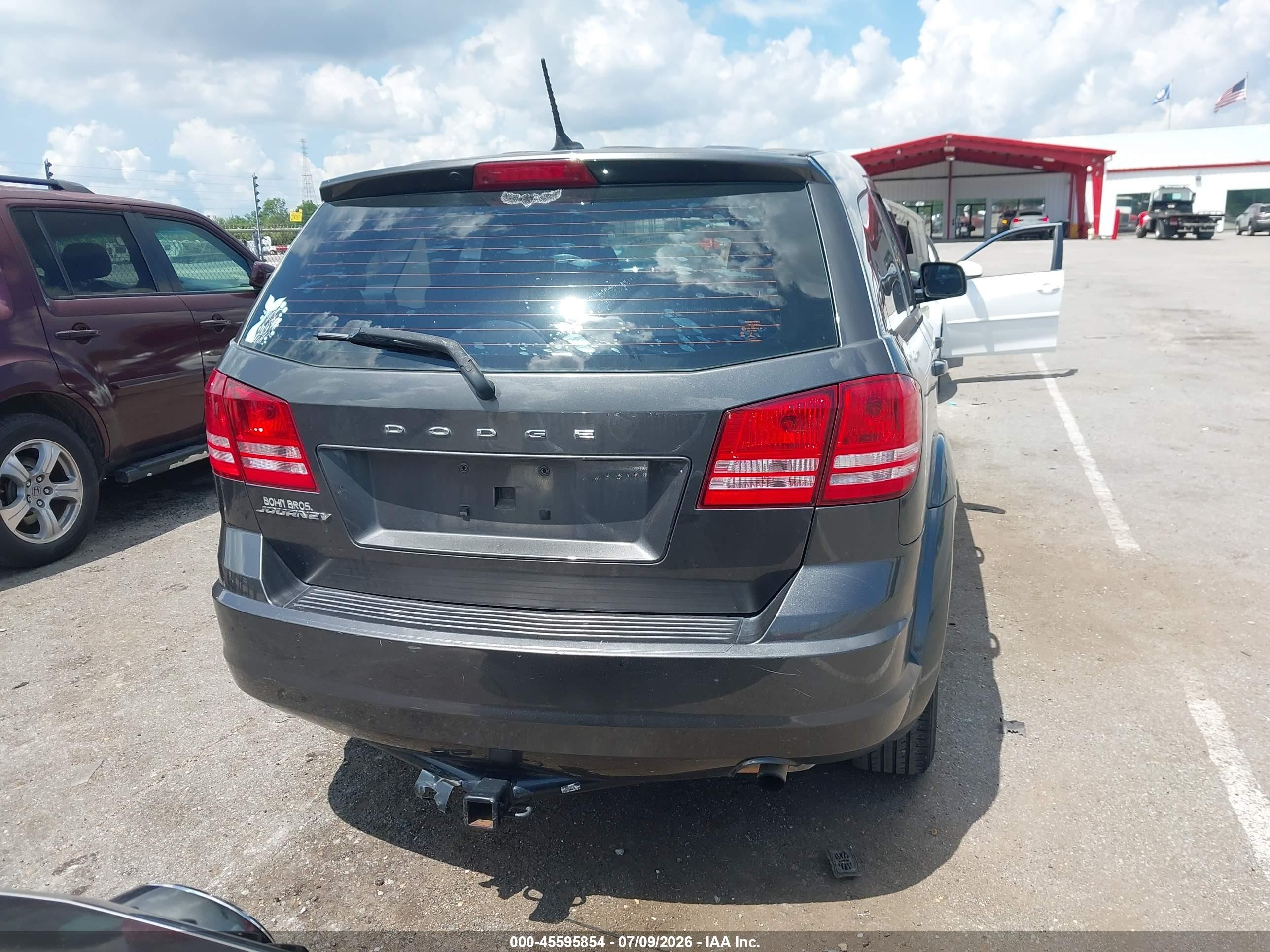 2015 Dodge Journey American Value Pkg Gray vin: 3C4PDCAB8FT559747