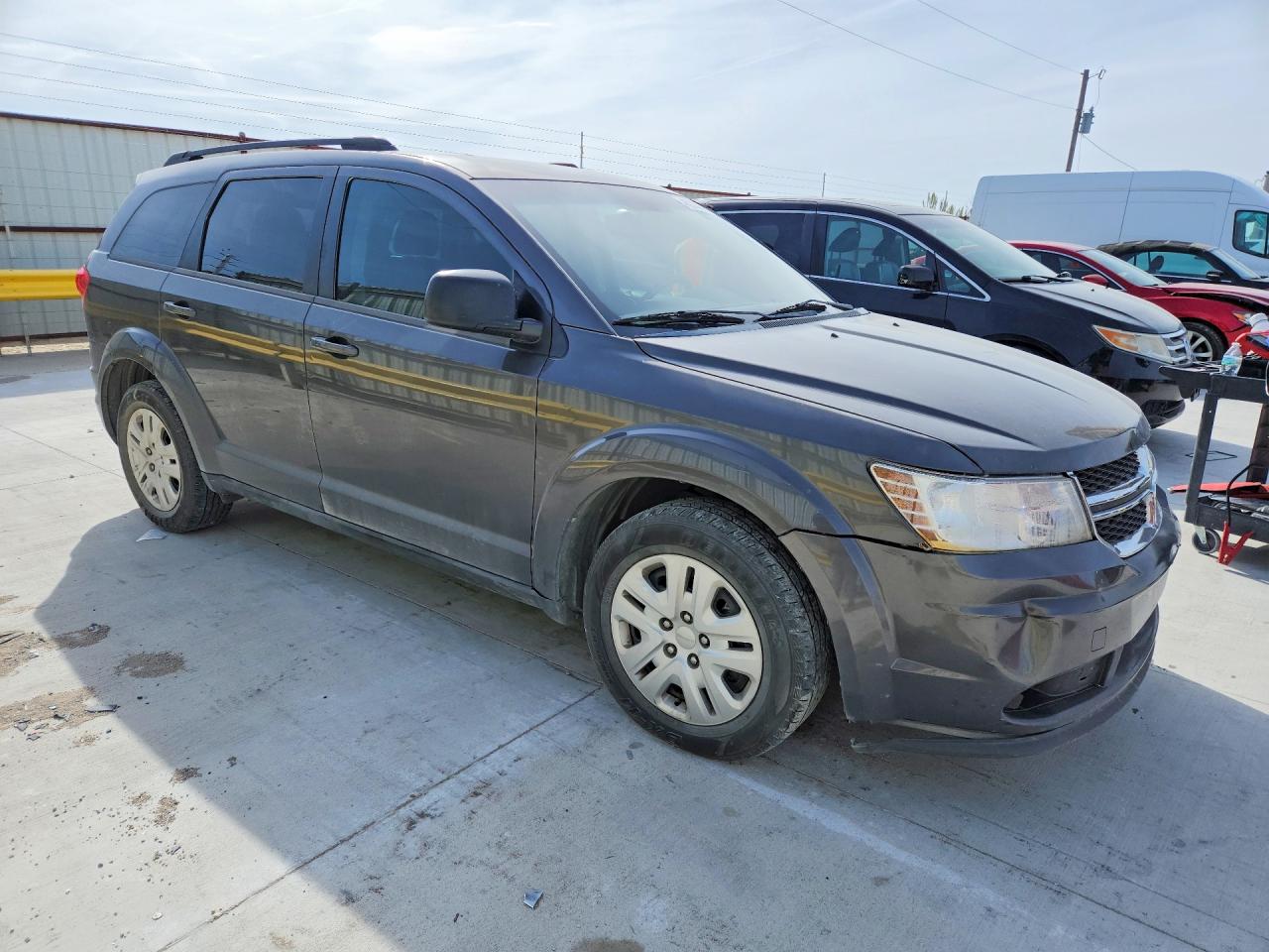 2015 Dodge Journey Se Gray vin: 3C4PDCAB8FT737592