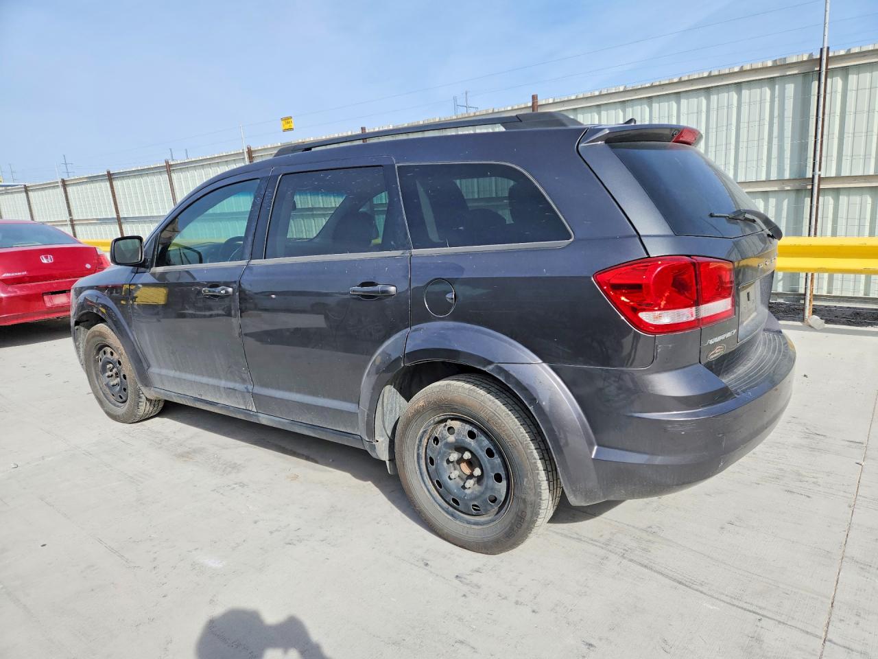 2015 Dodge Journey Se Gray vin: 3C4PDCAB8FT737592