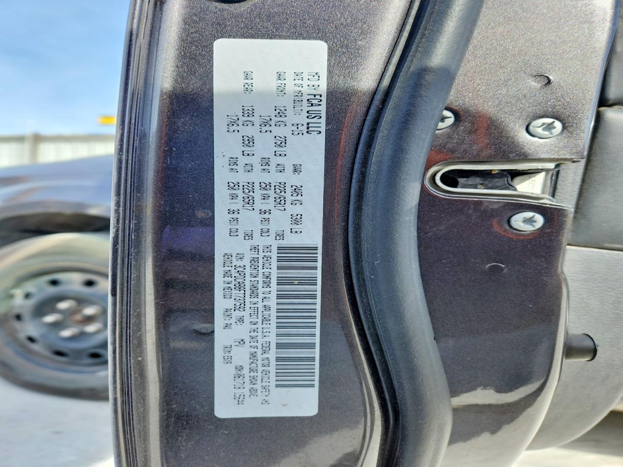 2015 Dodge Journey Se Gray vin: 3C4PDCAB8FT737592