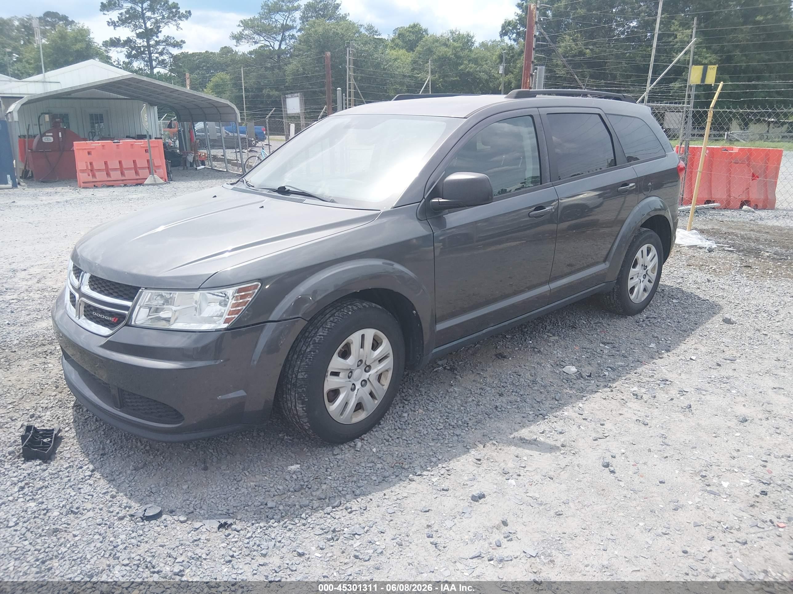 2015 Dodge Journey Se Gray vin: 3C4PDCAB8FT756112