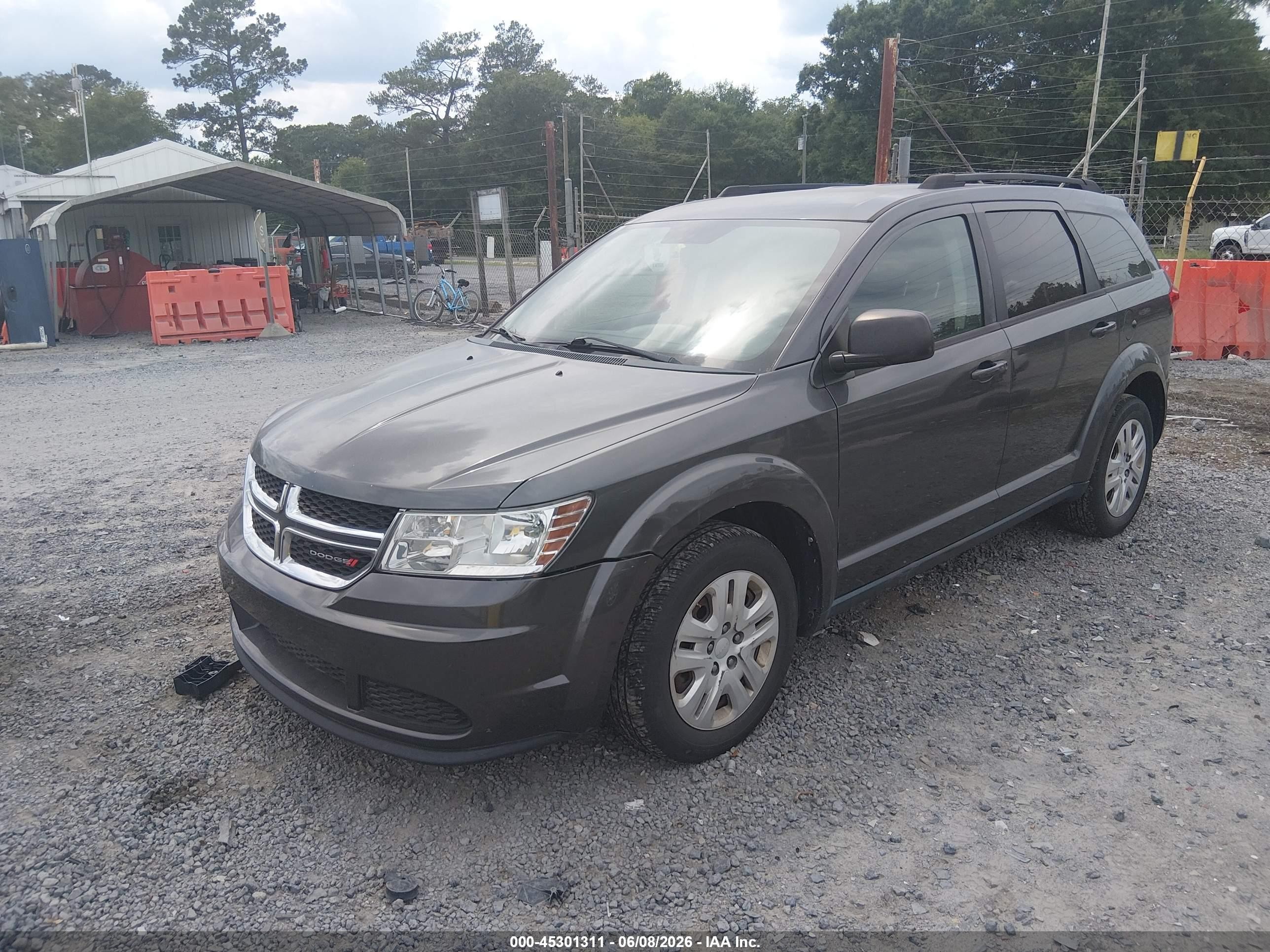 2015 Dodge Journey Se Gray vin: 3C4PDCAB8FT756112