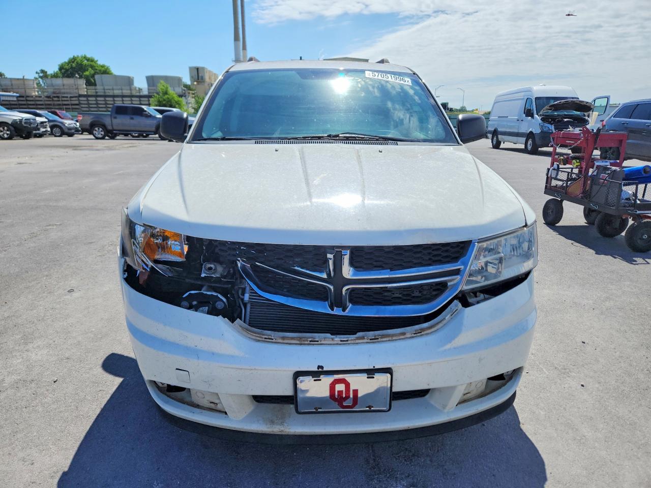 2016 Dodge Journey Se White vin: 3C4PDCAB8GT246487