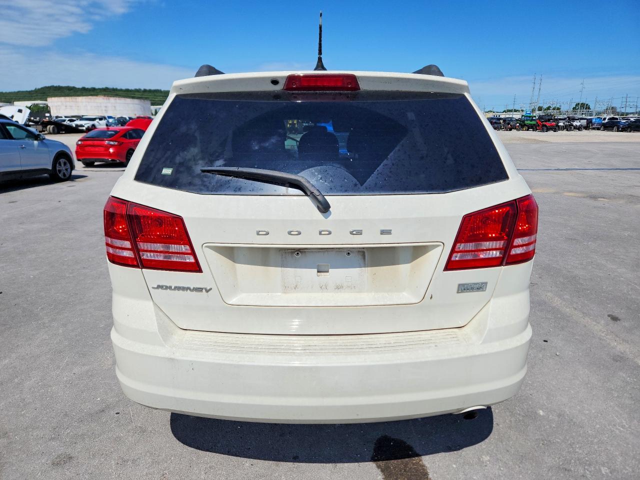 2016 Dodge Journey Se White vin: 3C4PDCAB8GT246487