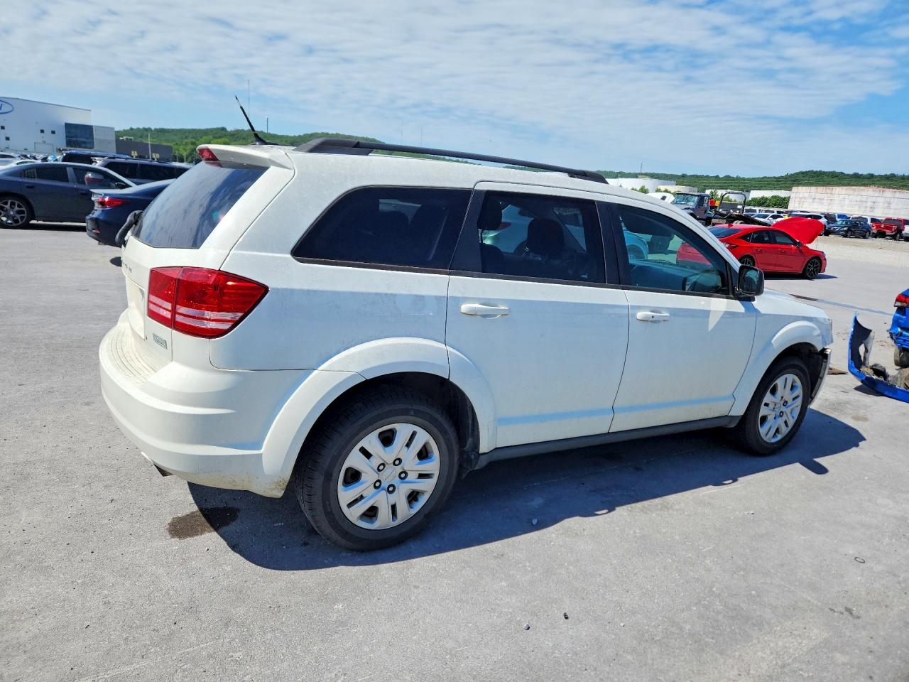 2016 Dodge Journey Se White vin: 3C4PDCAB8GT246487