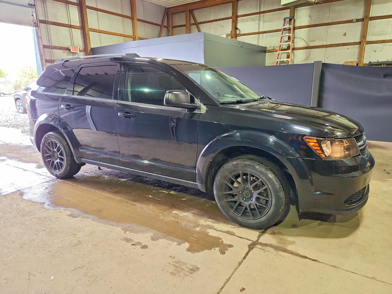 2017 Dodge Journey Se Black vin: 3C4PDCAB8HT606441