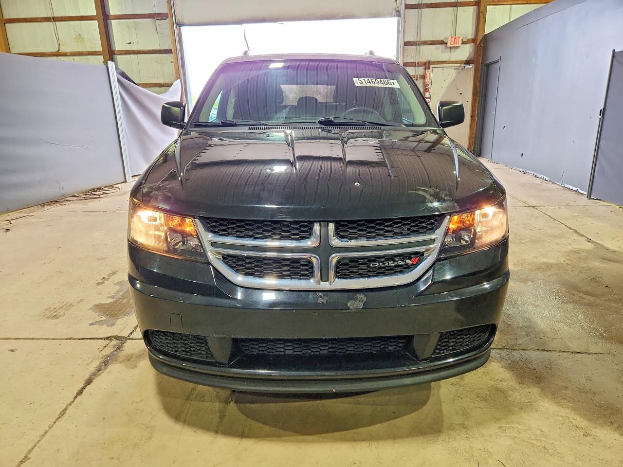2017 Dodge Journey Se Black vin: 3C4PDCAB8HT606441