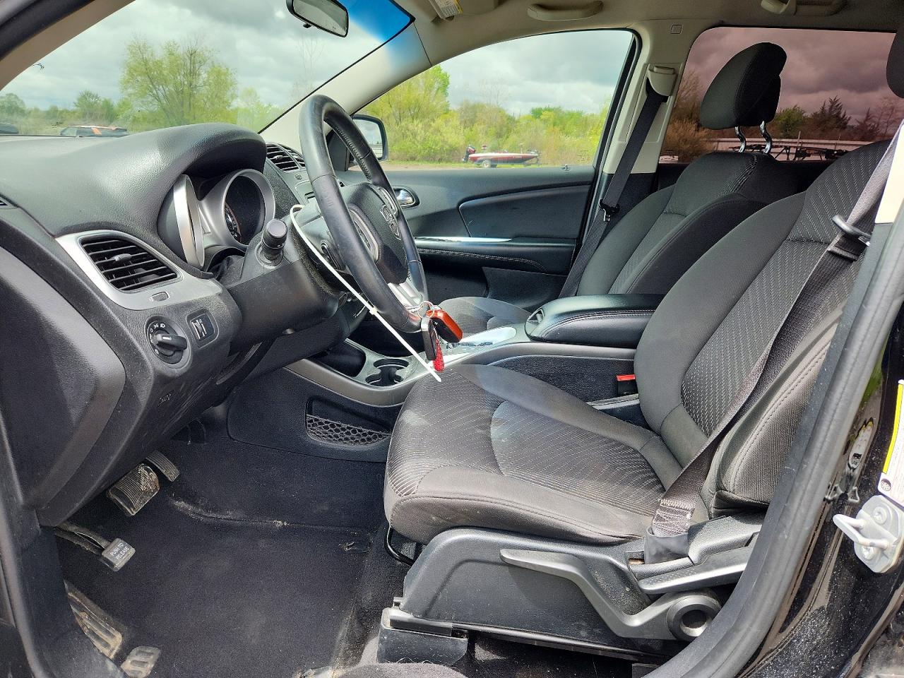 2017 Dodge Journey Se Black vin: 3C4PDCAB8HT606441