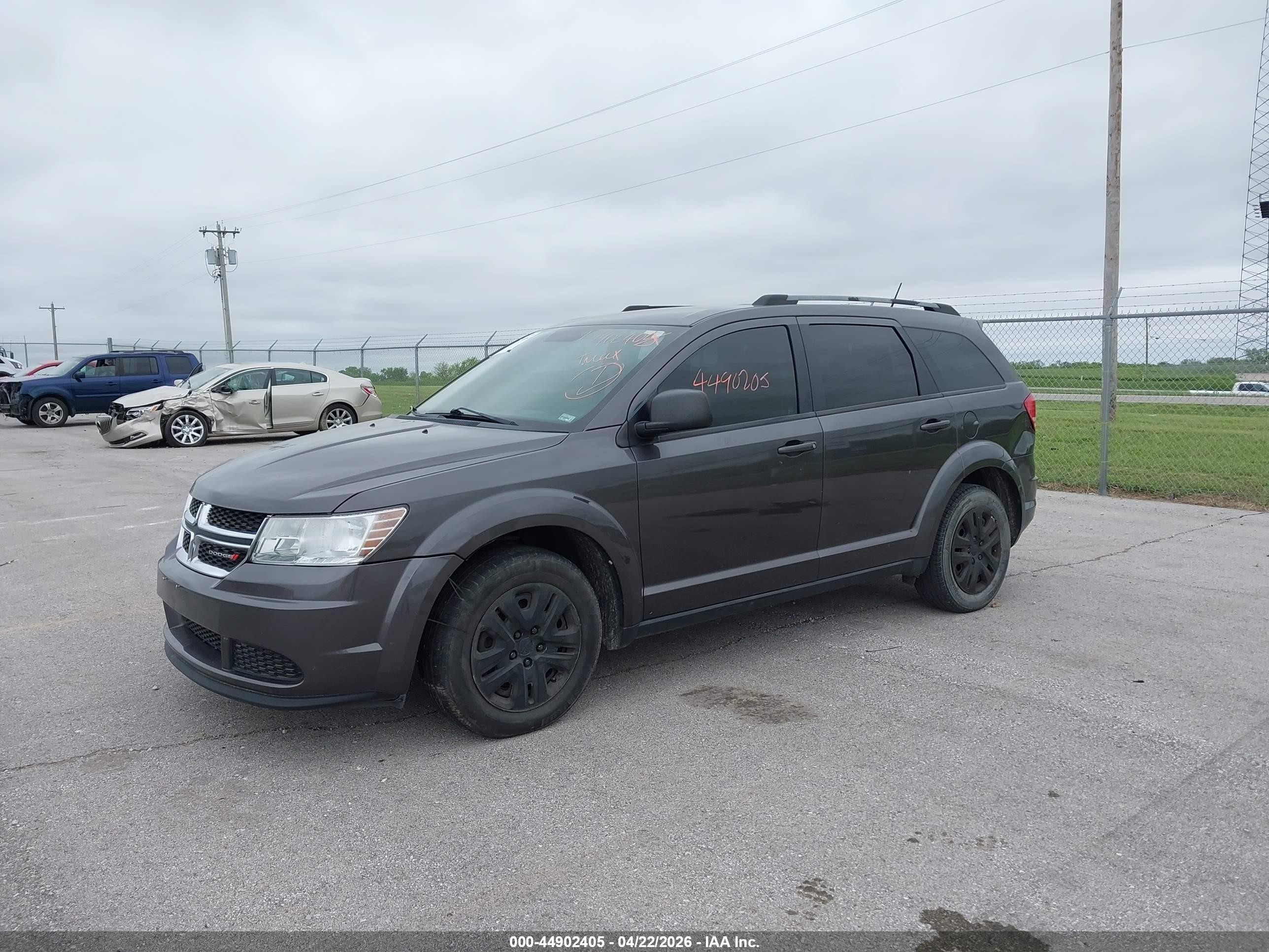 2017 Dodge Journey Se Black vin: 3C4PDCAB8HT707253