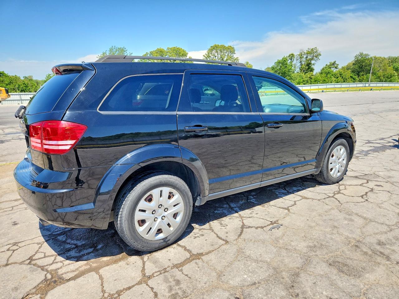 2018 Dodge Journey Se Black vin: 3C4PDCAB8JT498294
