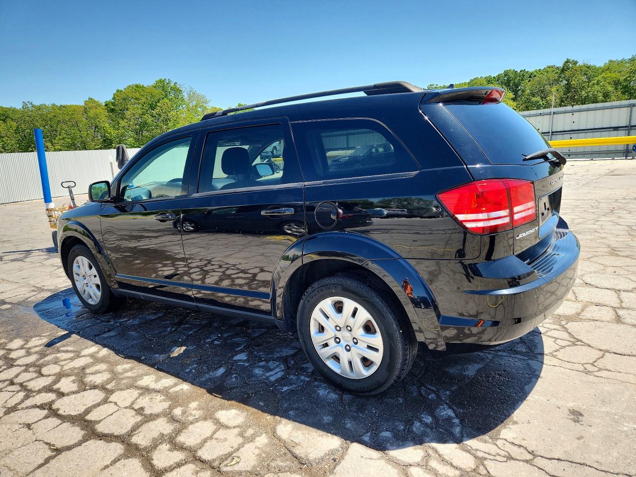 2018 Dodge Journey Se Black vin: 3C4PDCAB8JT498294