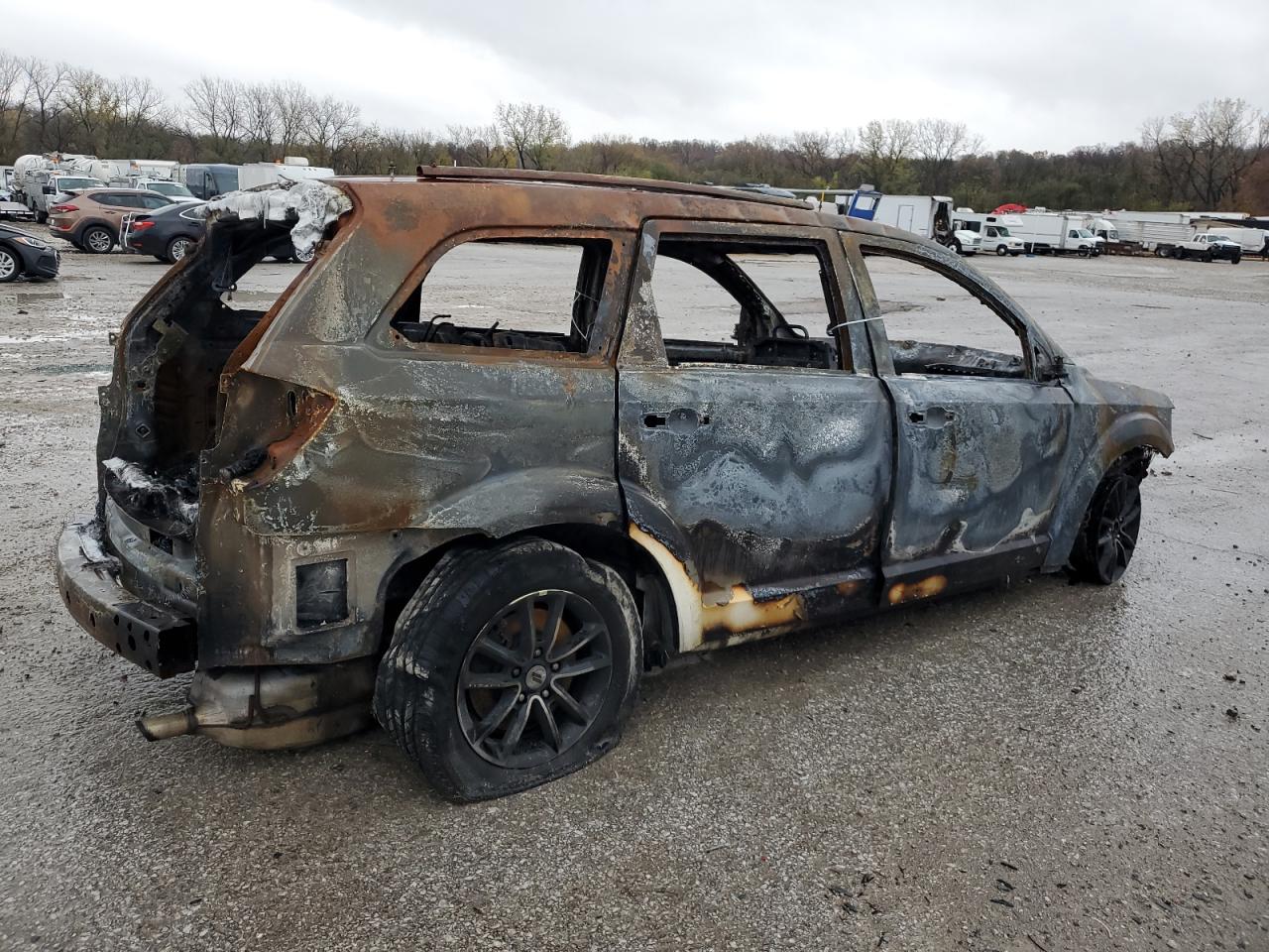 2018 Dodge Journey Se Burn vin: 3C4PDCAB8JT506703