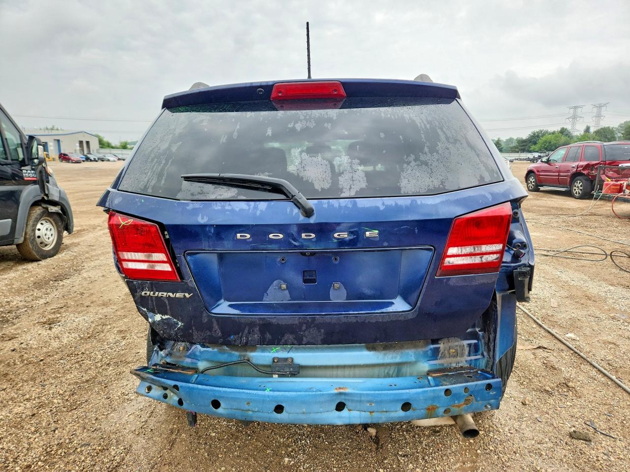 2018 Dodge Journey Se Blue vin: 3C4PDCAB8JT517684