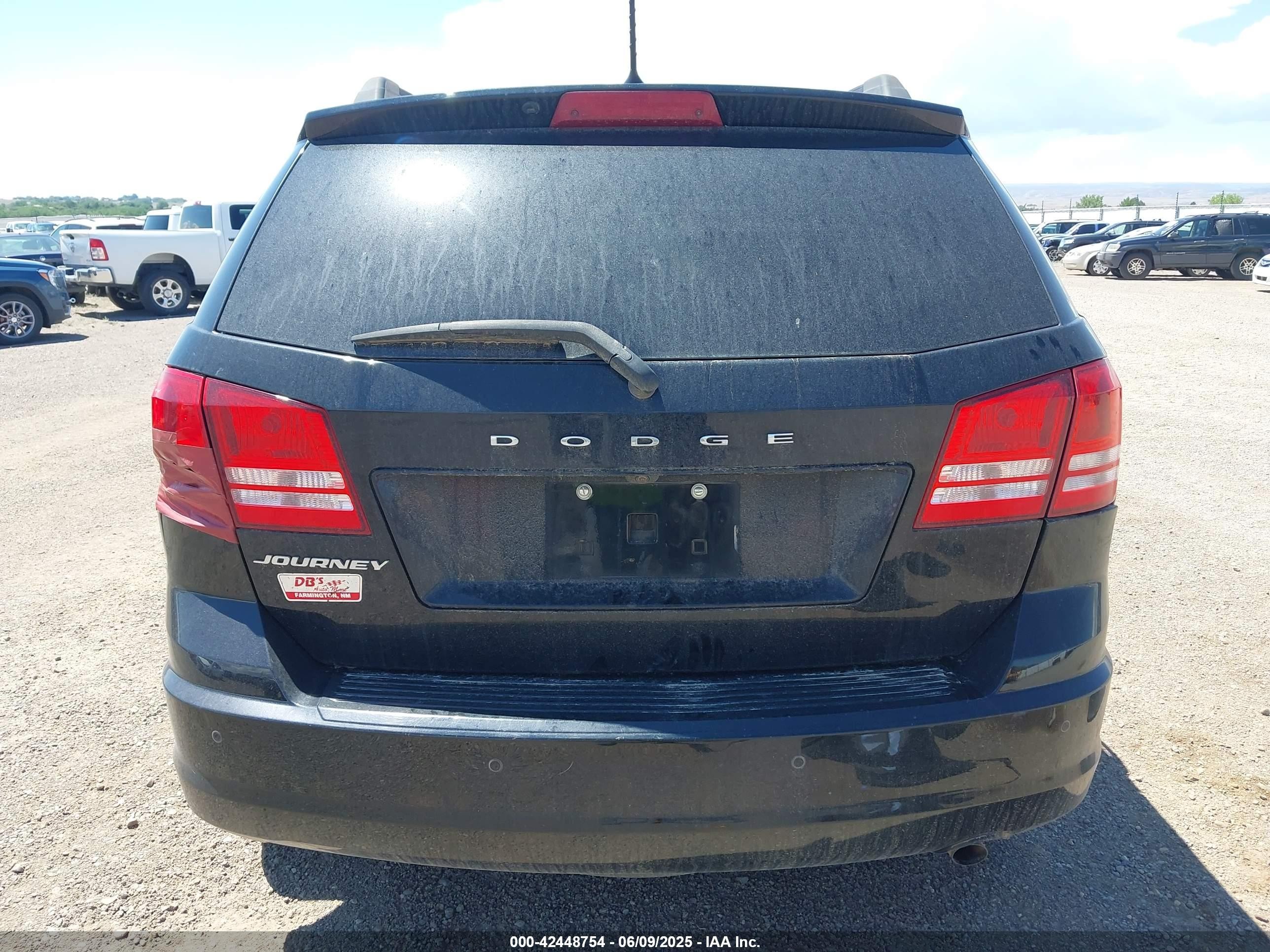 2020 Dodge Journey Se Value Black vin: 3C4PDCAB8LT207294