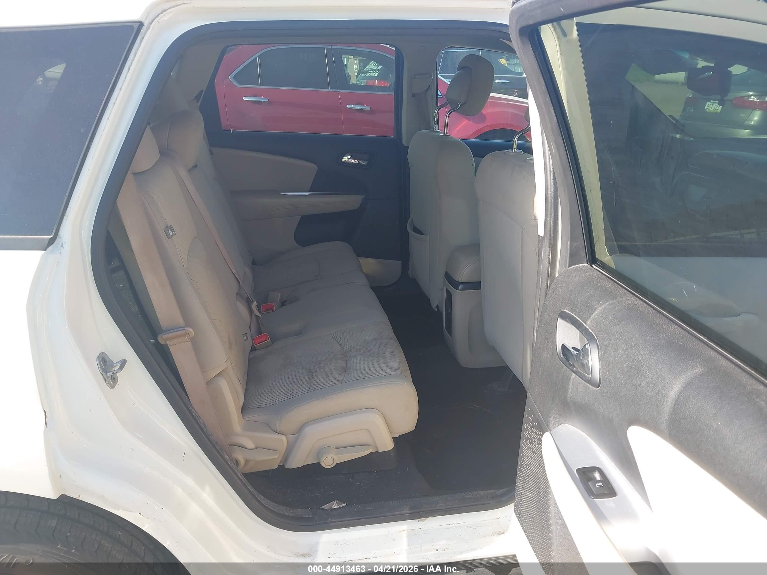 2012 Dodge Journey Se/avp White vin: 3C4PDCAB9CT223715