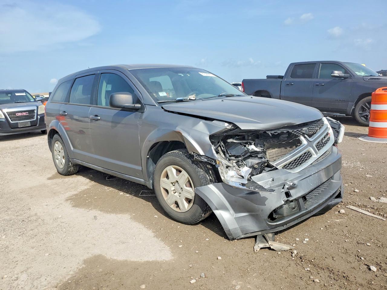 2012 Dodge Journey Se Gray vin: 3C4PDCAB9CT262367
