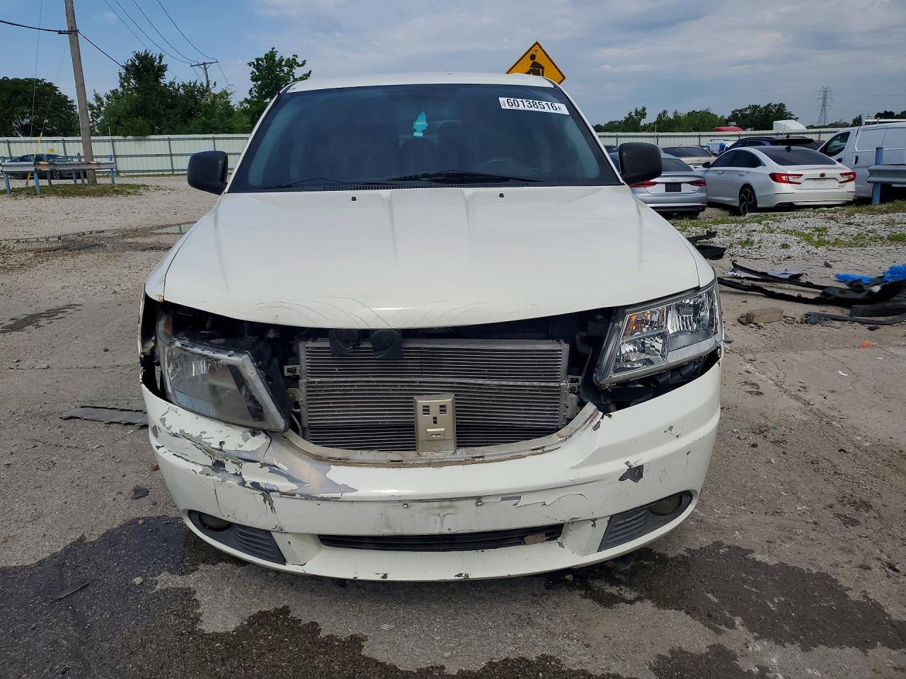 2012 Dodge Journey Se White vin: 3C4PDCAB9CT276270