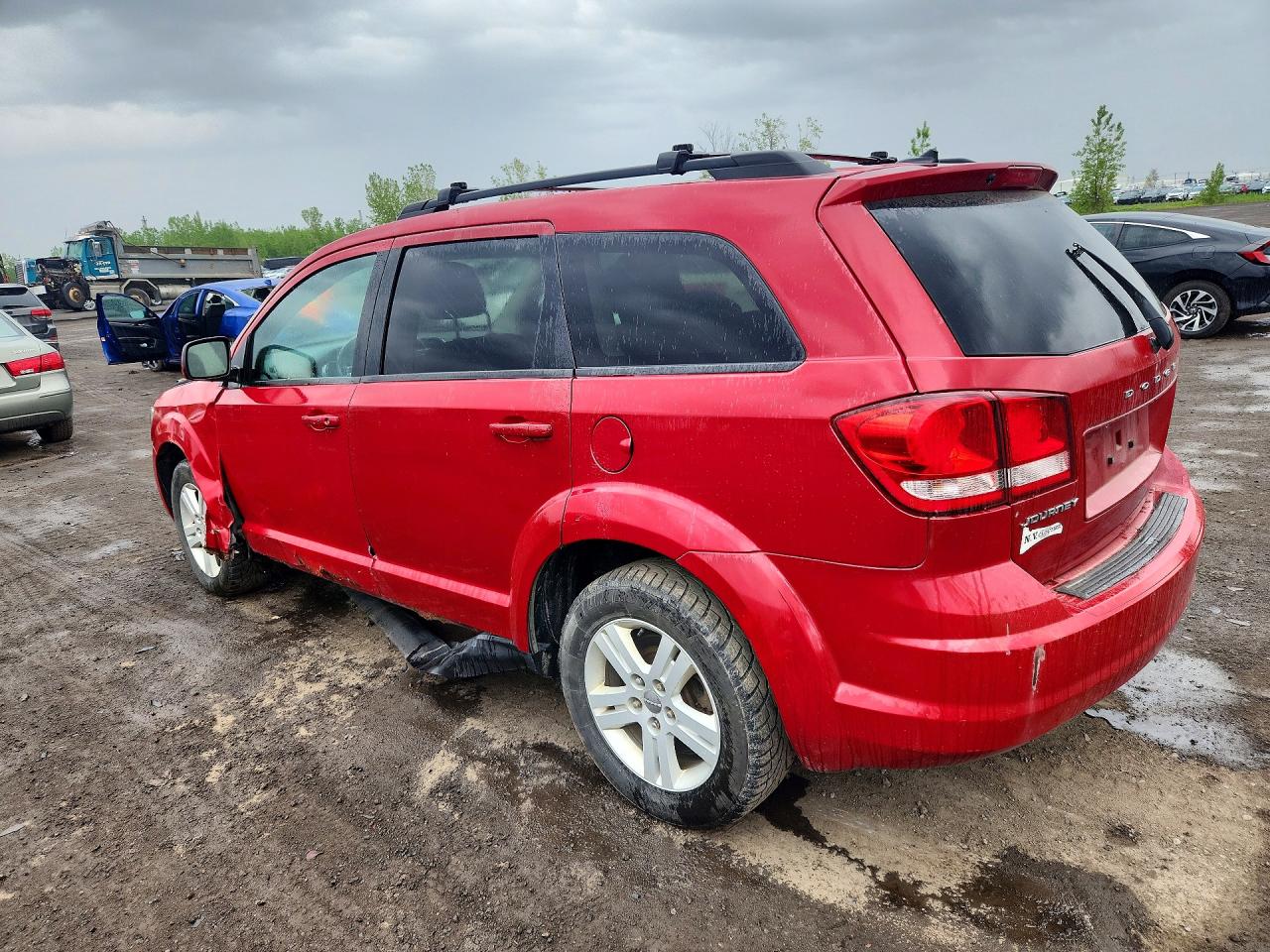 2012 Dodge Journey Se Red vin: 3C4PDCAB9CT333700