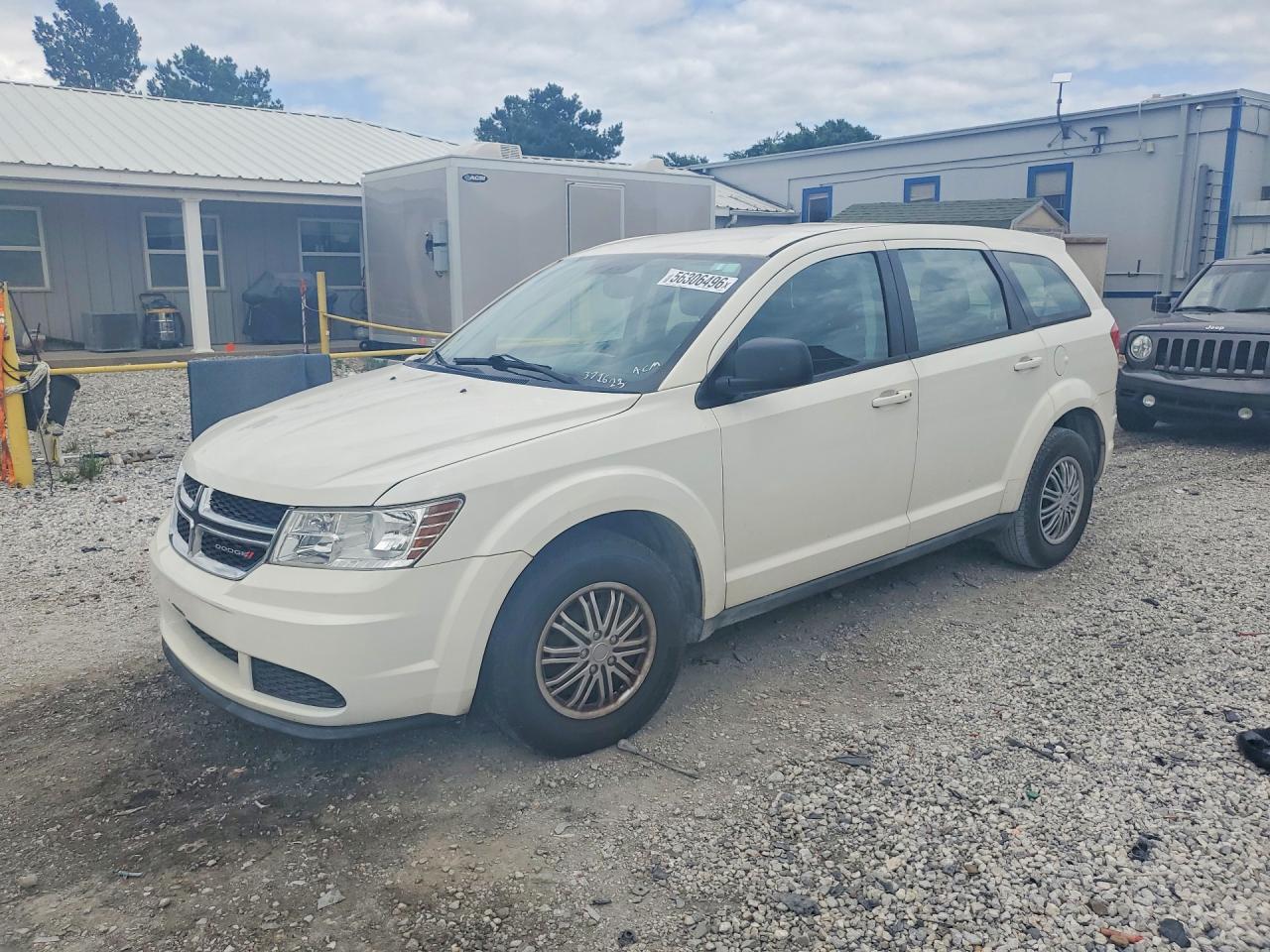2012 Dodge Journey Se White vin: 3C4PDCAB9CT371623