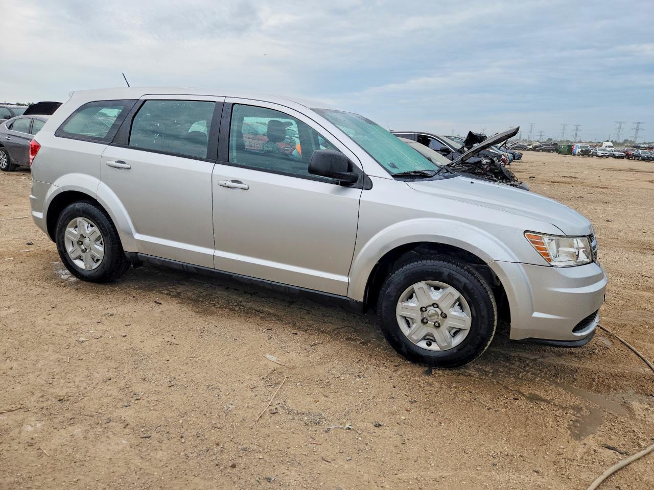2012 Dodge Journey Se Silver vin: 3C4PDCAB9CT390768