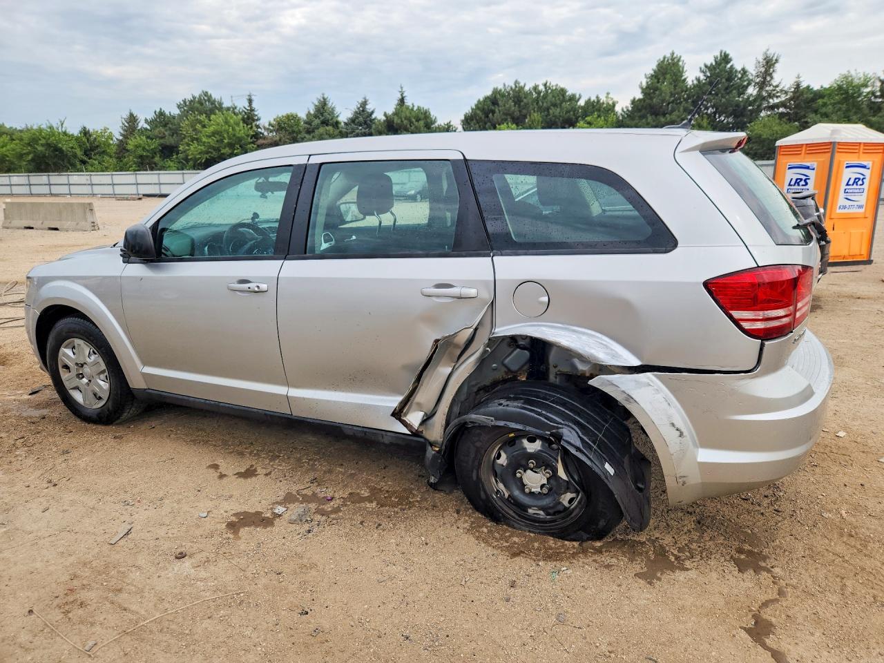 2012 Dodge Journey Se Silver vin: 3C4PDCAB9CT390768